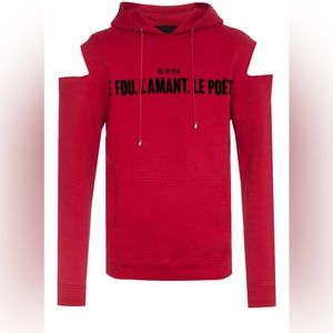 ICOSAE CUT-OUT SHOULDERS SWEATSHIRT